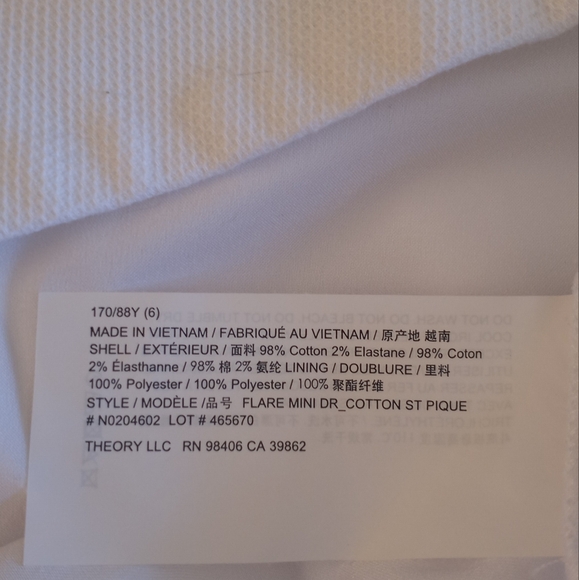 Theory Tennis Prep Classic Square Neck Aline Cotton Girl Era Nautical Dr… - Picture 7 of 8